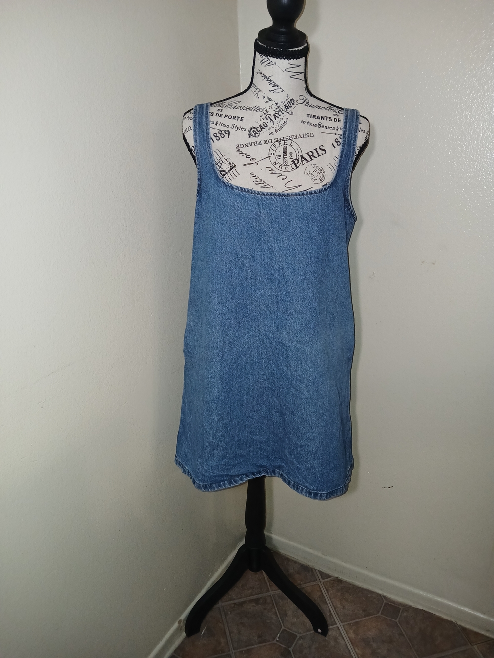 Cotton On Denim Blue Midi Slip Dress